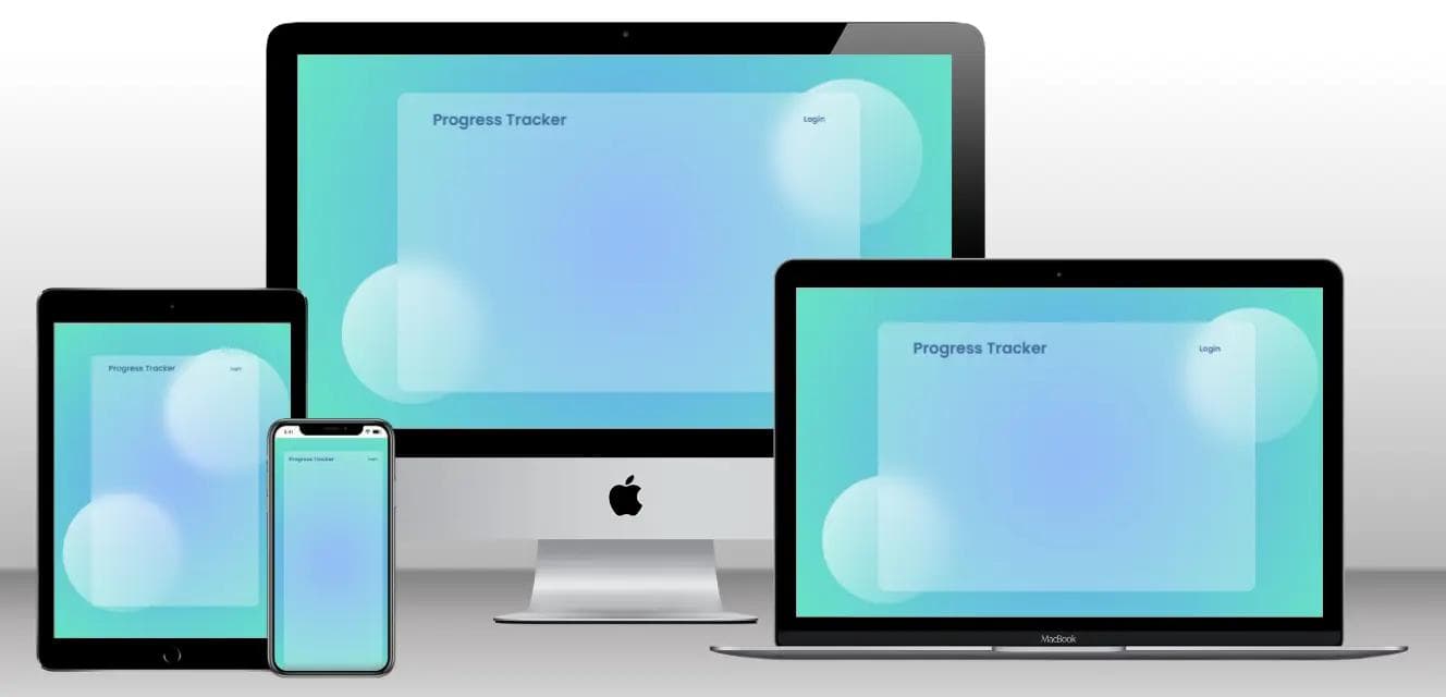 Progress Tracker mockup logo